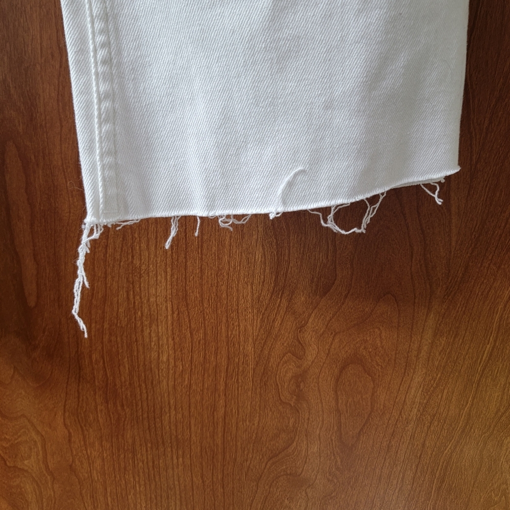 Frye Veronica Crop Boot Jeans Bright White Size 26 - Picture 6 of 8
